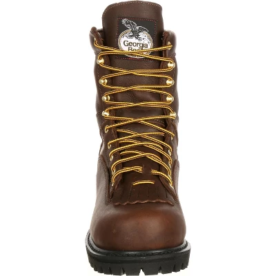 Men's Brown Georgia Boot Lace-to-Toe Steel Toe Waterproof Work Boot Size 12(Wide) 4 Men's Brown Georgia Boot Lace-to-Toe Steel Toe Waterproof Work Boot Size 12(Wide) - Image 2