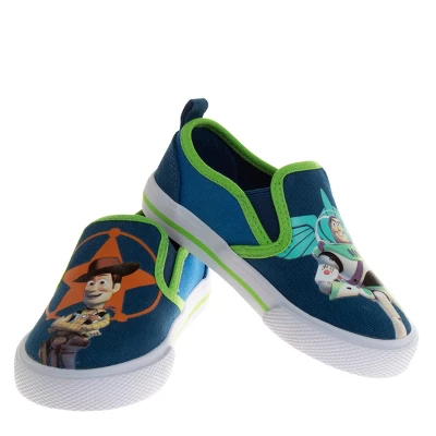 Mickey Mouse Kids Casual No Lace Shoes - Low Top Canvas Slip-on Tennis Boys Sneakers - Disney Character Sneaker Shoe (Size 5-12 Toddler - Little Kid) 8 Mickey Mouse Kids Casual No Lace Shoes - Low Top Canvas Slip-on Tennis Boys Sneakers - Disney Character Sneaker Shoe (Size 5-12 Toddler - Little Kid) - Image 6