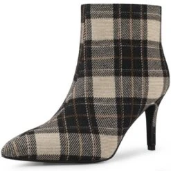 Allegra K Women's Plaid Pointed Toe Side Zip Stiletto Heel Ankle Boots 16 Allegra K Women's Plaid Pointed Toe Side Zip Stiletto Heel Ankle Boots -Georgia Shoes Shop GUEST abf95308 d416 4886 a0ac 32bf10da3e52