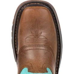 Rocky Boots Rocky Toddler Girls Teal Original Ride FLX Western Boot -Georgia Shoes Shop GUEST ada1ad84 93bb 4a84 97db 55236ddf4105