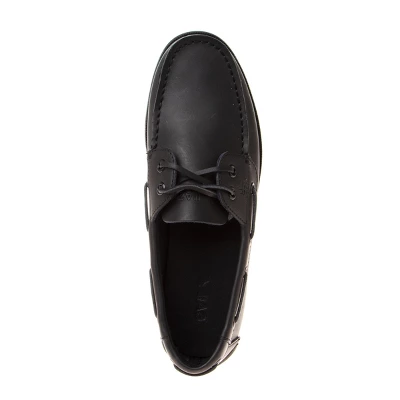 Sail Men's Premium Wide Width Full Leather Boat Shoes | Handsewn Construction | Rawhide Lacing System For Easy Slip-On Fit | Full Leather /Cushioned 7 Sail Men's Premium Wide Width Full Leather Boat Shoes | Handsewn Construction | Rawhide Lacing System For Easy Slip-On Fit | Full Leather /Cushioned - Image 5