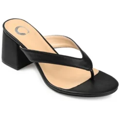 Journee Collection Womens Alika Slip On Block Heel Sandals -Georgia Shoes Shop GUEST ae06fac0 59ce 49ad ab29 da1e73823b46