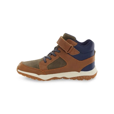 Stride Rite Kids Unisex Leon Boot | 3 | Tan Multi 5 Stride Rite Kids Unisex Leon Boot | 3 | Tan Multi - Image 3