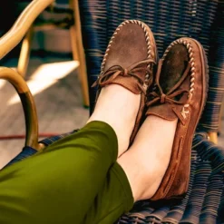 Minnetonka Men's Tie Tread Slip On Shoes -Georgia Shoes Shop GUEST ae9f399e b24f 4936 be75 e7be39a46511