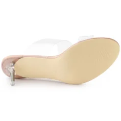 Allegra K Women's Clear Slide Stiletto Heels Sandals -Georgia Shoes Shop GUEST aea631ab d3c7 4717 bc8f 4c8031103746