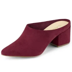 Allegra K Women's Pointed Toe Slip On Block Heel Slide Mules 27 Allegra K Women's Pointed Toe Slip On Block Heel Slide Mules -Georgia Shoes Shop GUEST aec4d13e de65 44f3 bd0a 2ecf83b6b869