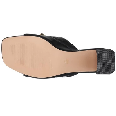 GC Shoes Alexis Studded Block Heel Sandals 6 GC Shoes Alexis Studded Block Heel Sandals - Image 4