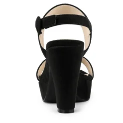 Allegra K Women's Slingback Platform Heels Chunky High Heel Sandals -Georgia Shoes Shop GUEST b1bb73e8 5ba3 4739 8d73 947d585e88db