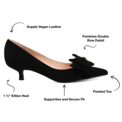 Journee Collection Womens Orana Pointed Toe Kitten Heel Pumps -Georgia Shoes Shop GUEST b21c37cf f570 4f46 9839 cc0d8aff87b0