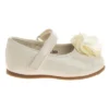 Josmo Baby Girls' Mary Jane Flats With Flower Detail: Non-Slip Soft Sole Newborn Infant Toddler First Walker Crib Dress Shoes -Georgia Shoes Shop GUEST b2b241f1 09d2 4d13 8c86 250e8b2de3c0