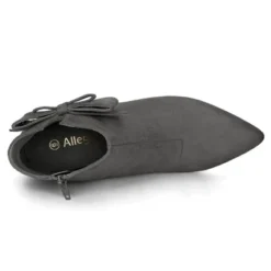 Allegra K Women's Point Toe Bow Stiletto Heel Ankle Boots -Georgia Shoes Shop GUEST b3717c21 8a97 4a9c bfcc 21a5ac09dfeb