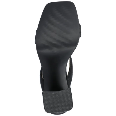 Journee Collection Womens Jaell Multi Strap Covered Block Heel Platform Sandals 6 Journee Collection Womens Jaell Multi Strap Covered Block Heel Platform Sandals - Image 4