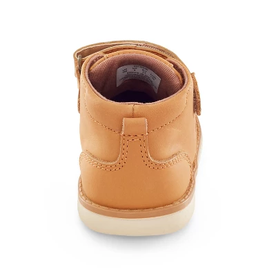Stride Rite Quinn Kid's Leather Easy On/Off Boot | 4 | Honey Tan 4 Stride Rite Quinn Kid's Leather Easy On/Off Boot | 4 | Honey Tan - Image 2