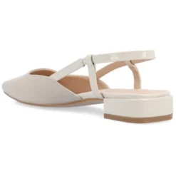 Journee Collection Womens Paislee Sling Back Block Heel Square Toe Flats -Georgia Shoes Shop GUEST b7bdcf0a 9d98 4387 beed fb99a005b051