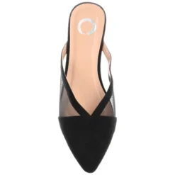 Journee Collection Womens Reeo Slip On Pointed Toe Mules Flats -Georgia Shoes Shop GUEST b8092450 9207 4f17 b6bf 777ef7e6f4d4