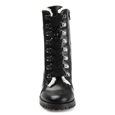 Journee Collection Womens Fauna Tru Comfort Foam Inside Zip Block Heel Booties 7 Journee Collection Womens Fauna Tru Comfort Foam Inside Zip Block Heel Booties - Image 5