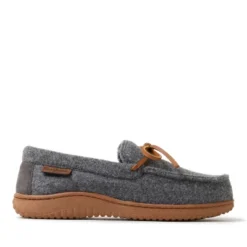 Dearfoams Women's Wilmington Wool Blend Energy Return Moccasin Slippers