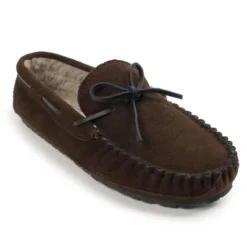 Minnetonka Men's Suede Casey Slippers -Georgia Shoes Shop GUEST b9e71c54 8912 4136 ada2 91ba3f807e90