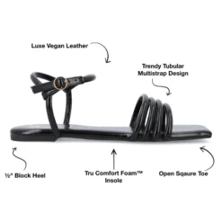 Journee Collection Womens Lyddea Tru Comfort Foam Buckle Multi Strap Sandal -Georgia Shoes Shop GUEST ba8f30b1 41ec 4c4e 8953 f5e6588a45c1