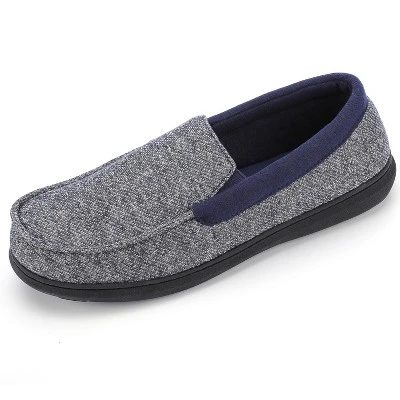 RockDove Men's SILVADUR Tweed Memory Foam Moc Slipper 9 RockDove Men's SILVADUR Tweed Memory Foam Moc Slipper - Image 7