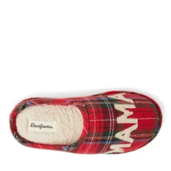 Dearfoams Women's Plaid Mama Bear Clog Slipper -Georgia Shoes Shop GUEST bacc072b 4e5c 4787 92a0 d2fa9dd799eb