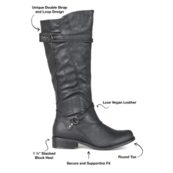 Journee Collection Womens Harley Stacked Heel Riding Boots 20 Journee Collection Womens Harley Stacked Heel Riding Boots -Georgia Shoes Shop GUEST bad3eb21 0087 46d5 9f11 f7440e82a4be