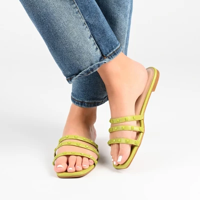 Journee Collection Womens Camarie Slip On Slide Multi Strap Sandals 10 Journee Collection Womens Camarie Slip On Slide Multi Strap Sandals - Image 8