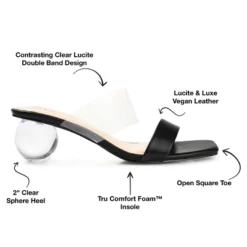 Journee Collection Womens July Tru Comfort Foam Open Toe Low Heel Pumps -Georgia Shoes Shop GUEST bbf6220c 8dd6 410f a766 ce3c242f5313