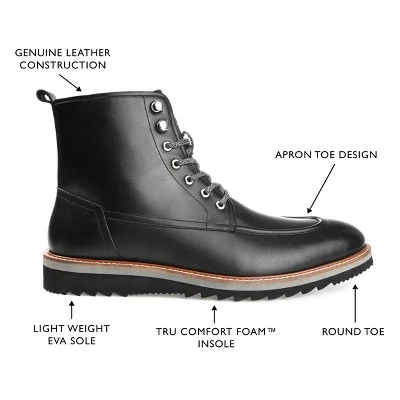 Thomas & Vine Mitchell Moc Toe Ankle Boot 9 Thomas & Vine Mitchell Moc Toe Ankle Boot - Image 7