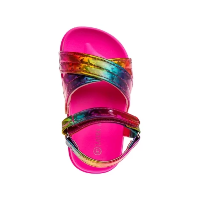 Laura Ashley Girls Footbed Sandals (Toddler Sizes) 5 Laura Ashley Girls Footbed Sandals (Toddler Sizes) - Image 3