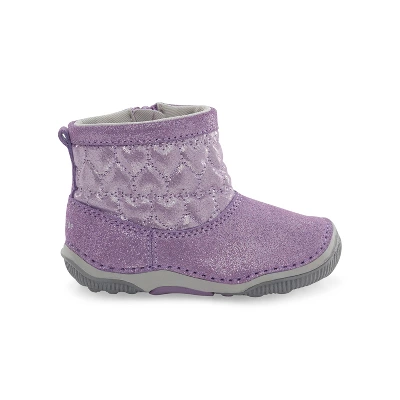 Stride Rite Laila Kid's Zipper Closure Fashion Bootie 3 Stride Rite Laila Kid's Zipper Closure Fashion Bootie