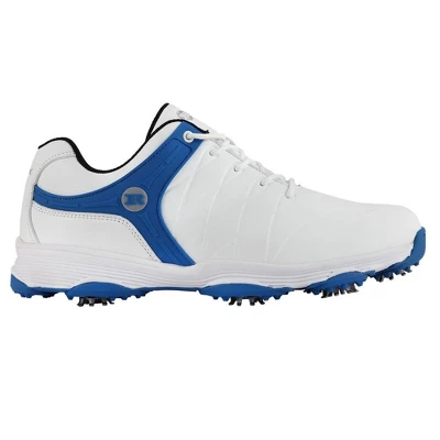 Ram Golf FX Tour Mens Waterproof Golf Shoes White/Blue 3 Ram Golf FX Tour Mens Waterproof Golf Shoes White/Blue