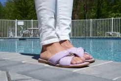 GC Shoes Perri Knotted Cross Strap Squared Toe Slide Flat Sandals -Georgia Shoes Shop GUEST c1794b4b 480b 4eca 8c23 bb894c587d06