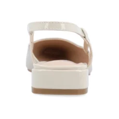 Journee Collection Womens Paislee Sling Back Block Heel Square Toe Flats -Georgia Shoes Shop GUEST c31674ad 8c02 4fdf 8306 d222f1b5b9d6