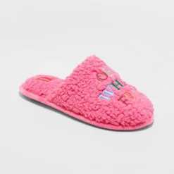 Women's Holiday Oh What Fun! Scuff Slippers - Wondershop™ Pink 9 Women's Holiday Oh What Fun! Scuff Slippers - Wondershop™ Pink -Georgia Shoes Shop GUEST c3347ddd 2fa9 4eec 9c3c e1212d5d8541