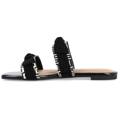 Journee Collection Womens Ireanna Tru Comfort Foam Slip On Slide Flat Sandals 3 Journee Collection Womens Ireanna Tru Comfort Foam Slip On Slide Flat Sandals