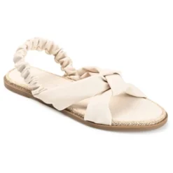 Journee Collection Womens Kiandra Espadrille Flat Sandals -Georgia Shoes Shop GUEST c405f7ca 5c05 4d5c a9ad a981e5f8f975