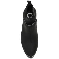 Journee Collection Womens Issla Pull On Stacked Heel Booties -Georgia Shoes Shop GUEST c46b26f5 dc71 4f8a b038 6c2eb89f8e5f