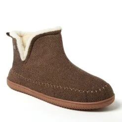 Alpine By Dearfoams Men’s Brixen Bootie Slipper -Georgia Shoes Shop GUEST c53ca4da 7020 4cae a3de e2b07894ff9b