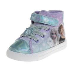 Disney Frozen High-Top Hook And Loop Canvas Sneakers (Toddler/Little Kid) -Georgia Shoes Shop GUEST c6646bbb 7544 406b 80b2 759e03ea0eda