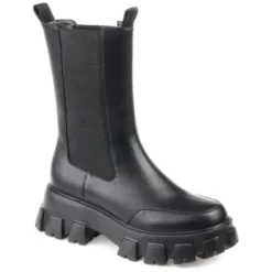 Journee Collection Womens Vista Tru Comfort Foam Pull On Block Heel Booties -Georgia Shoes Shop GUEST c69b2096 cc28 44c5 b1e6 e098c9c352ad