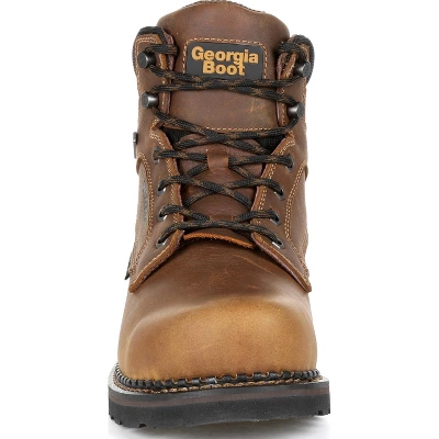 Georgia Boot Men's Brown Georgia Giant Revamp Steel Toe Internal Met-Guard Waterproof Work Boot Size 9(Wide) 4 Georgia Boot Men's Brown Georgia Giant Revamp Steel Toe Internal Met-Guard Waterproof Work Boot Size 9(Wide) - Image 2