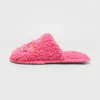 Women's Holiday Oh What Fun! Scuff Slippers - Wondershop™ Pink -Georgia Shoes Shop GUEST c73f01fb 83b8 42dc b7b0 2bc4acf620de