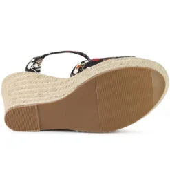 Allegra K Women's Platform Floral Printed Slingback Espadrille Wedge Sandals -Georgia Shoes Shop GUEST c7ec7e0d 181d 4f1c ab25 def756437460