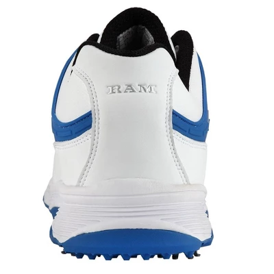 Ram Golf FX Tour Mens Waterproof Golf Shoes White/Blue 5 Ram Golf FX Tour Mens Waterproof Golf Shoes White/Blue - Image 3