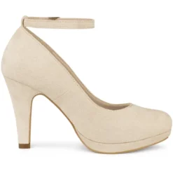 Perphy Mary Jane Pump Ankle Strap Round Toe Stiletto Heels Pumps For Women -Georgia Shoes Shop GUEST c9ea1e9c 27ea 4052 85aa 3f15c511cce6