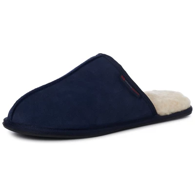 Alpine Swiss Halden Mens Genuine Suede Memory Foam Scuff Slippers 10 Alpine Swiss Halden Mens Genuine Suede Memory Foam Scuff Slippers - Image 8