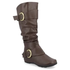 Journee Collection Womens Paris Hidden Wedge Riding Boots -Georgia Shoes Shop GUEST ca2ef915 5842 405e b250 1bdf1a43c7a6