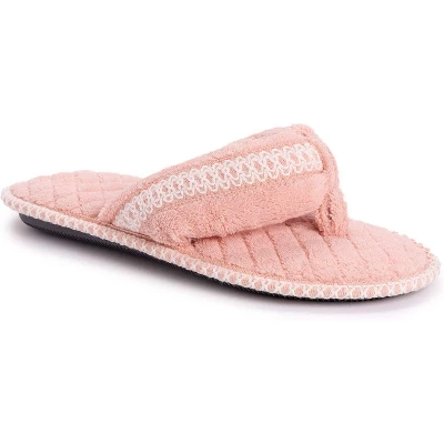 MUK LUKS Women's Darlene Thong Slipper 12 MUK LUKS Women's Darlene Thong Slipper - Image 10