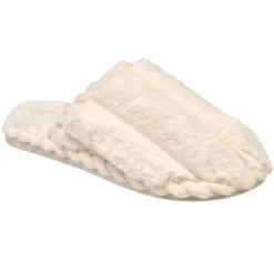 French Connection Women's Fluffy Textured Slippers - Winter House Shoes For Women -Georgia Shoes Shop GUEST cb8bf519 b7a0 4941 8447 10cd6c00c6ab
